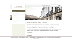 Desktop Screenshot of kanzlei-helbing.de