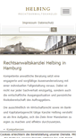 Mobile Screenshot of kanzlei-helbing.de